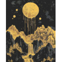 Алмазна мозаїка Повний місяць 40*50 см OD 3427
