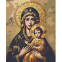 Алмазна мозаїка Ікона Божа Матір 40*50 см OD 3431