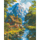 Алмазна мозаїка Гірське життя  40*50 см OD3438