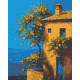 Алмазна мозаїка Італійський пейзаж  40*50 см OD 3441
