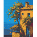 Алмазна мозаїка Італійський пейзаж  40*50 см OD 3441