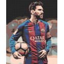 Алмазна мозаїка Футболіст Ліонель Мессі 40*50 см OD 345