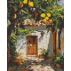 Алмазна мозаїка Лимонний двір 40*50 см OD 3487