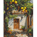 Алмазна мозаїка Лимонний двір 40*50 см OD 3487