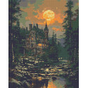 Алмазна мозаїка Таємничий замок 40*50 см OD 3516