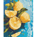 Алмазна мозаїка Натюрморт. Лимонна насолода 40*50 см Орігамі OD 3527