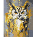 Алмазна мозаїка Сова  40*50 см OD 3528