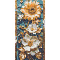 Алмазна мозаїка Ніжні квіти 40*80 см OD 5101