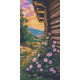 Алмазна мозаїка Квітковий літній вечір 40*80 см OD 5114
