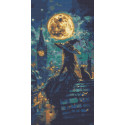 Алмазна мозаїка Юна відьма 40*80 см OD 5130