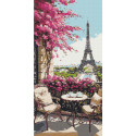 Алмазна мозаїка Ранок у Парижі 40*80 см OD 5145