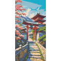 Алмазна мозаїка Японська весна 40*80 см OD 5148