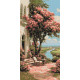 Алмазна мозаїка Сад біля річки 40*80 см OD 5168