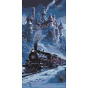 Алмазна мозаїка Зимова подорож 40*80 см  OD5173
