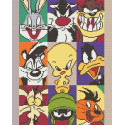 Алмазна мозаїка Герої Looney Tunes  40*50 см OD 6008
