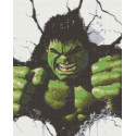 Алмазна мозаїка Нестримна сила Marvel - Халк 40*50 см OD 6015