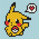 Алмазна мозаїка міні. Пікачу 10*10 см ODM 0115
