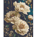 Алмазна мозаїка Оксамитові півонії 40*50 см OD 3064-01