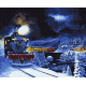 Картина за номерами Поїзд до зимової казки 40х50 см PN5252