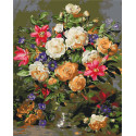 Картина за номерами Букет троянд в в вазі 40*50 см LW 1107