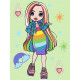 Картина за номерами Rainbow High Amaya Raine 30х40см  КНО1236