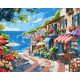 Картина за номерами Приморське місто 40х50см КНО2792