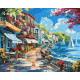Картина за номерами  Містечко біля океану 40х50см КНО 2793