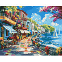 Картина за номерами  Містечко біля океану 40х50см КНО 2793