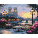 Картина за номерами Французький пейзаж 40х50 см КНО2905
