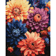 Картина за номерами Барвисті жоржини 40х50см КНО3248