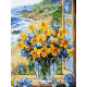 Картина за номерами Квіткове узбережжя 30х40см КНО3301