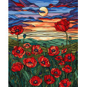 Картина за номерами Краса маків  40х50см КНО5131