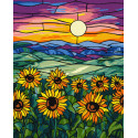 Картина за номерами Поле соняшників 40х50 см КНО5132