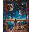 Картина за номерами Мрійлива ніч  40х50см КНО5138