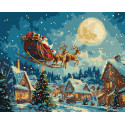 Картина за номерами Різдвяна казка 40х50см КНО5148