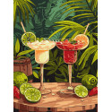 Картина за номерами Екзотичні напої  30х40см КНО5695