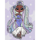 Картина за номерами L.O.L.Surprise! O.M.G.Fashion show Lady Braids страз 30х40 см КНО6272