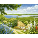 Картина за номерами Сільський куточок КНО6322 40х50см