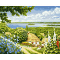 Картина за номерами Сільський куточок КНО6322 40х50см