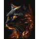 Картина за номерами Вогняна краса з фарбами металік 40х50 см КНО6516