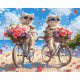 Картина за номерами Літній велопробіг 40х50 см КНО6634