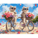 Картина за номерами Літній велопробіг 40х50 см КНО6634
