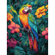 Картина за номерами Тропічний птах 30х40см  КНО6675