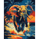 Картина за номерами Магія слона 40х50см  КНО6744