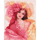 Картина за номерами Красуня та півонії 40х50см КНО8329