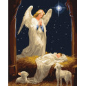 Картина за номерами Під захистом янгола  40х50см КНО8368