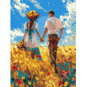 Картина за номерами Прогулянка закоханих 30х40см КНО8453