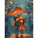 Картина за номерами Під парасолькою 30х40см КНО8472