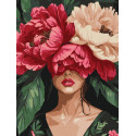 Картина за номерами Загадкові півонії 30х40 см КНО8496