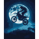 Картина за номерами Нічний драйв з фарбами металiк 40х50см  КНО8580